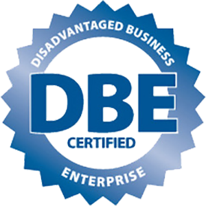 Disadvantaged Business Enterprise - logo blue