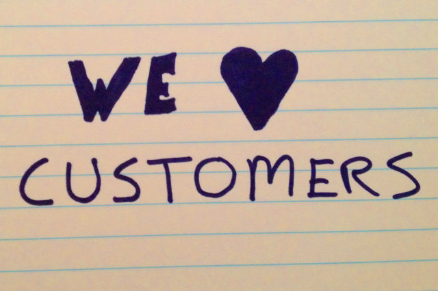 We love customers